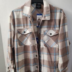 NWT JACKET SIZE LARGE BUTTON FRONT WITH POCKETS BY HFX